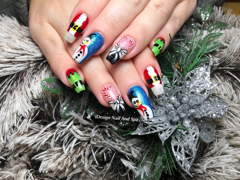 Decorazioni Natalizie Unghie.Decorazioni Natalizie Per Unghie Foto E Idee Per Nail Art Delle Feste